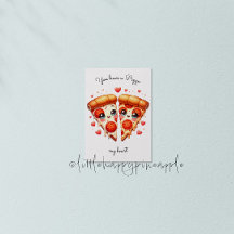 Du hast eine Pizza im Herzen Valentins Tageskarte