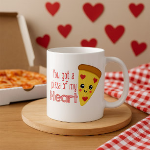 Du hast eine Pizza meines Herzens Kawaii Pizza Pun Kaffeetasse