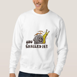 Du hast es gut gemacht geschnitten sweatshirt