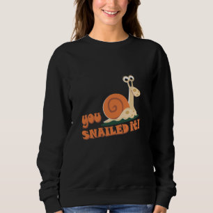 Du hast es gut gemacht geschnitten sweatshirt