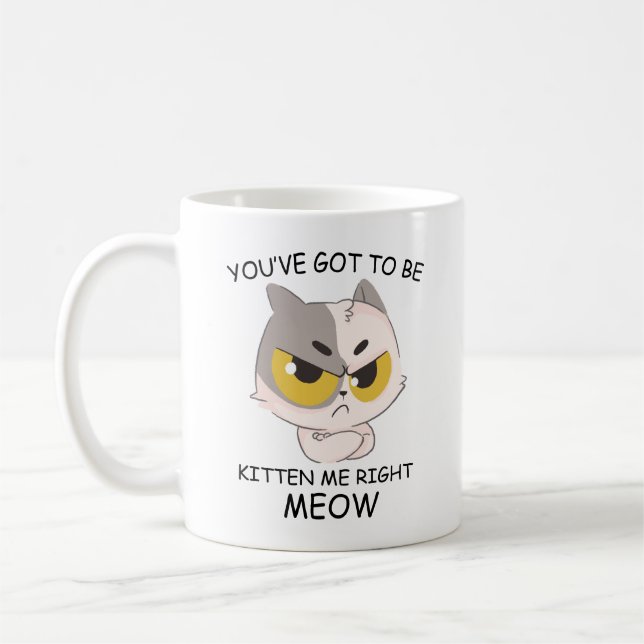 Du hast Got, mich gleich zu kauen Kaffeetasse (Links)
