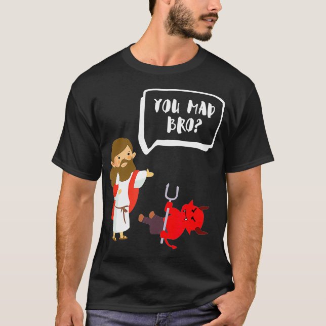 Du hast Jesus Devil Funny Christlich T-Shirt (Vorderseite)