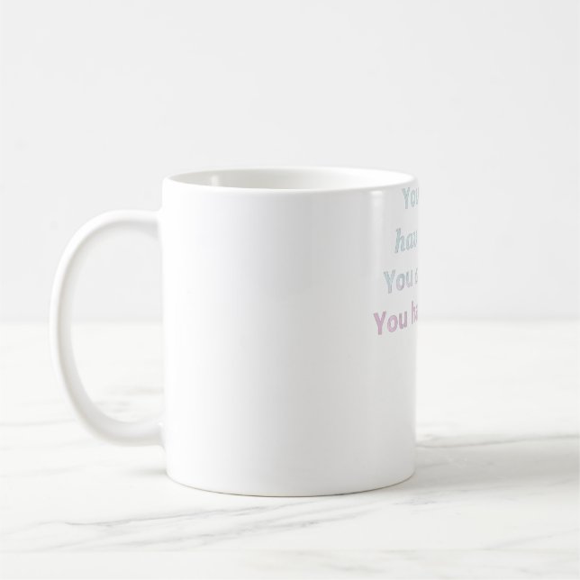 Du hast kein Soul, du bist ein Soul Kaffeetasse (Links)