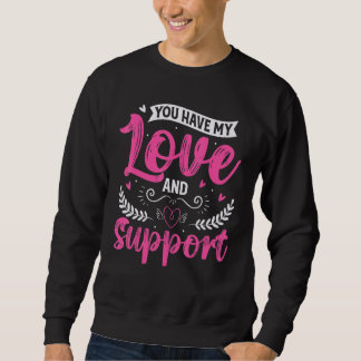 Du hast mein Geschenk der Liebe und Unterstützung  Sweatshirt
