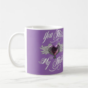 Du hast mein Herz rosa Kaffeetasse