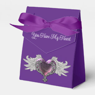 Du hast mein Herz Rosa Personalisiert Geschenkschachtel