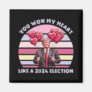 Du hast mein Herz wie eine Wahl Funny Trump Magnet