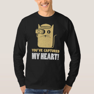 Du hast meine Herzfotografie Fotografin erfasst T-Shirt