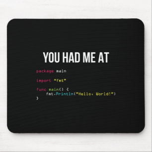 Du hast mich bei Hallo Welt Programmieren Cool Gam Mousepad