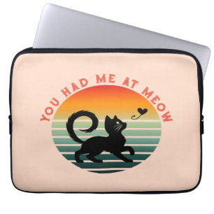Du hast mich bei Miau süße Katze Laptopschutzhülle