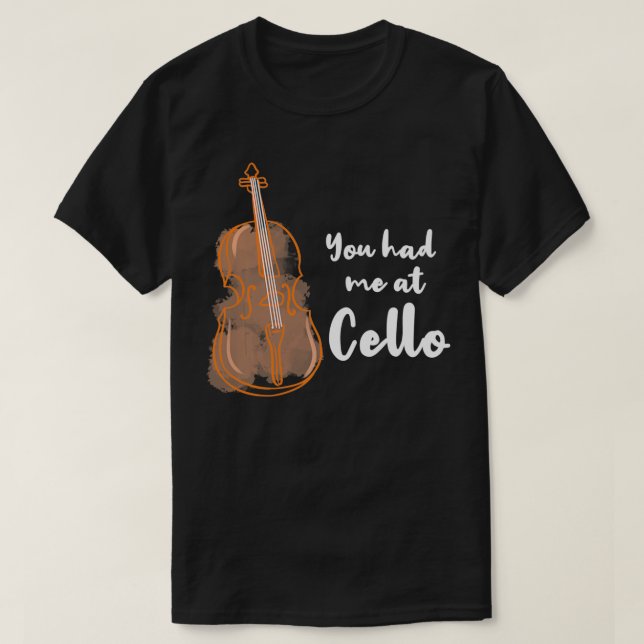 Du hast mich beim Cello- Pullover überzeugt (Design vorne)