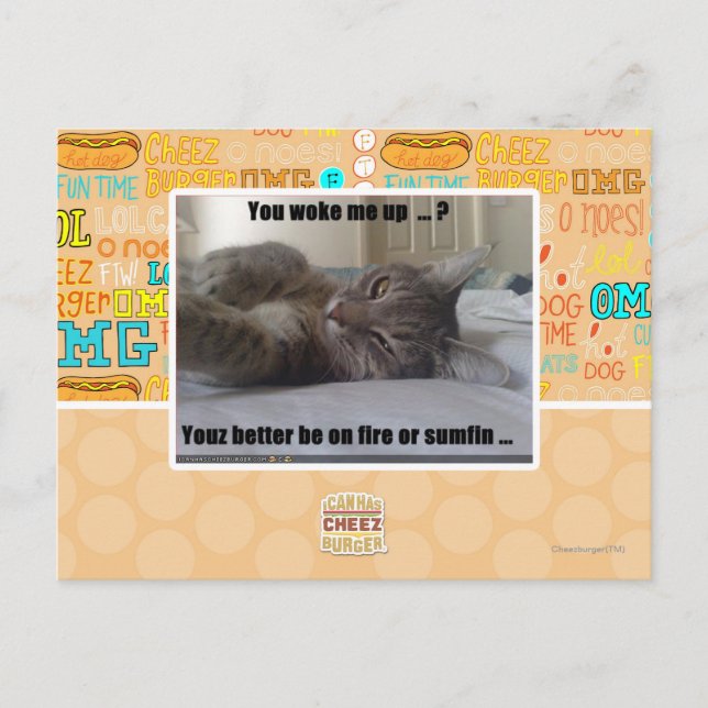 Du hast mich geweckt postkarte (Vorderseite)