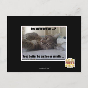 Du hast mich geweckt postkarte