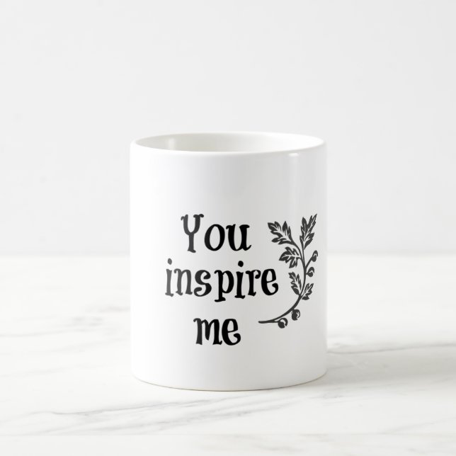 Du hast mich Inspiriert Verwandlungstasse (Mittel)