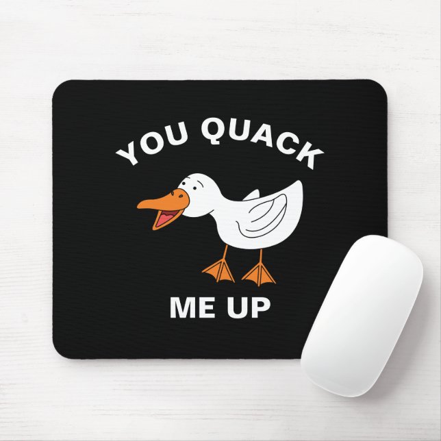 Du hast mich mit dem Funny Farm Animal Duck Puff g Mousepad (Mit Mouse)