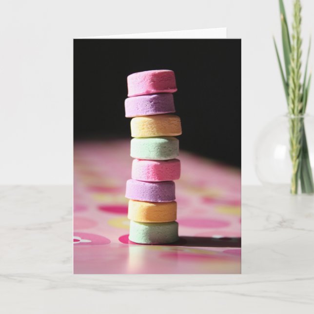 Du hast mich umgeklopft! feiertagskarte (Vorderseite)