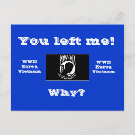 Du hast mich verlassen! postkarte