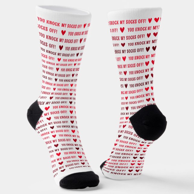 "Du hast mir die Socken abgeklopft!" Funny Valenti (Gewinkelt)