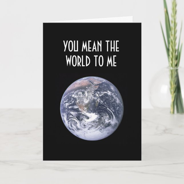 DU HAST MIR DIE WELT GEMEIN KARTE (Vorderseite)