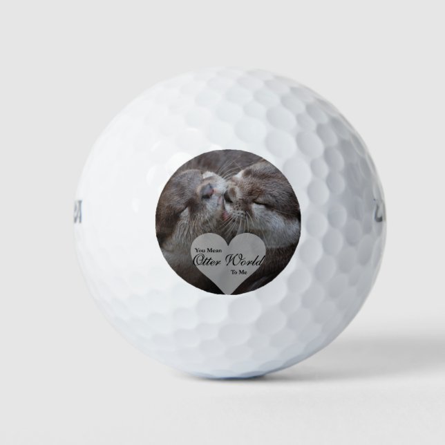 Du hast mir eine andere Welt Gemein, andere Liebe  Golfball (Vorderseite)