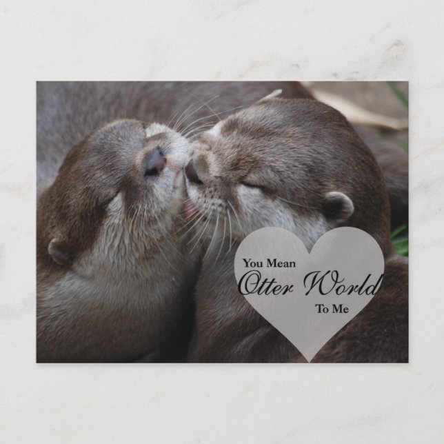 Du hast mir eine andere Welt Gemein, andere Liebe  Postkarte (Vorderseite)