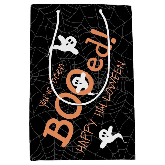 Du hast Niedlichen Ghost Halloween Candy Gefallen Mittlere Geschenktüte (Vorderseite)