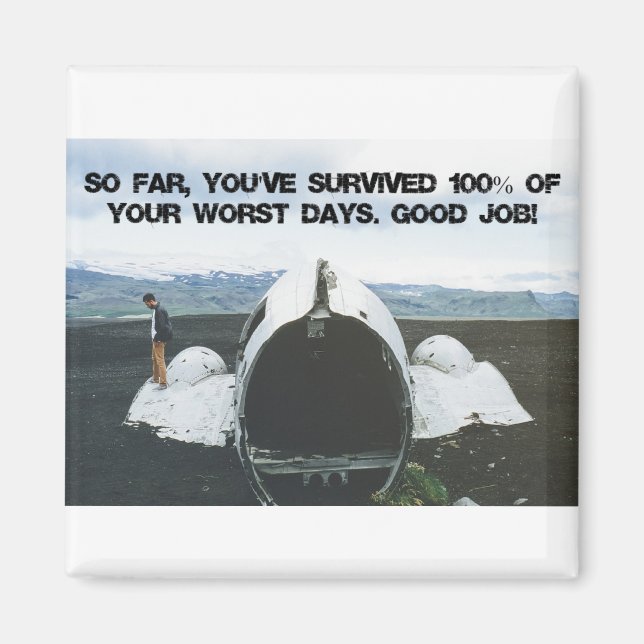 Du hast überlebt magnet (Vorne)