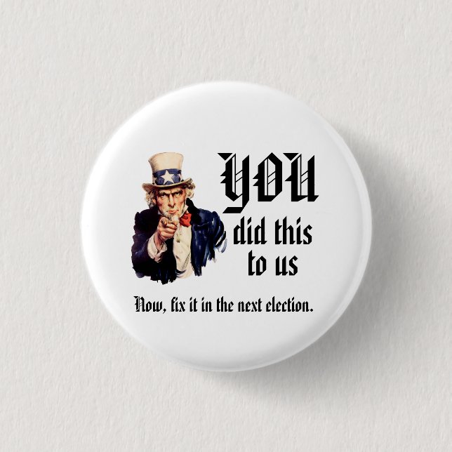 DU hast uns das angetan Button (Vorderseite)