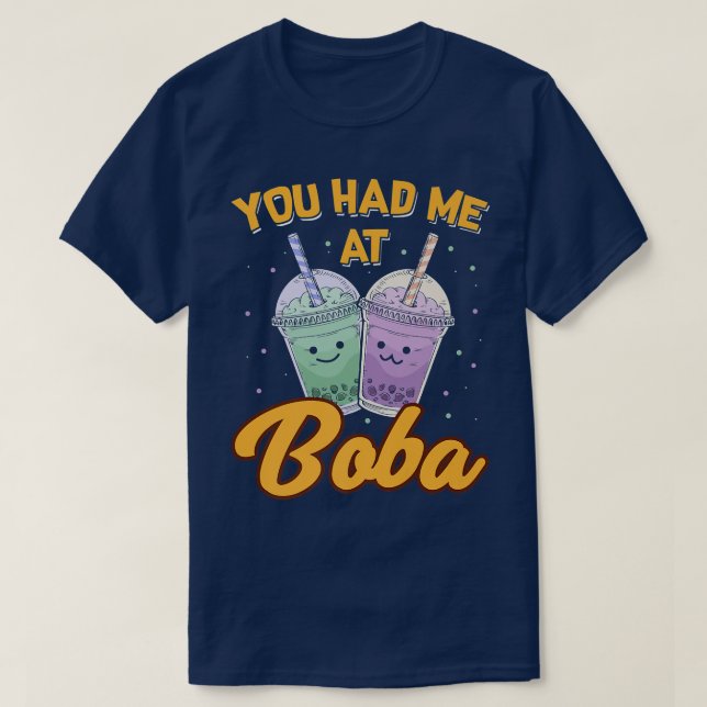 Du hattest mich bei Boba Tea Lover, der Tea Cup of T-Shirt (Design vorne)