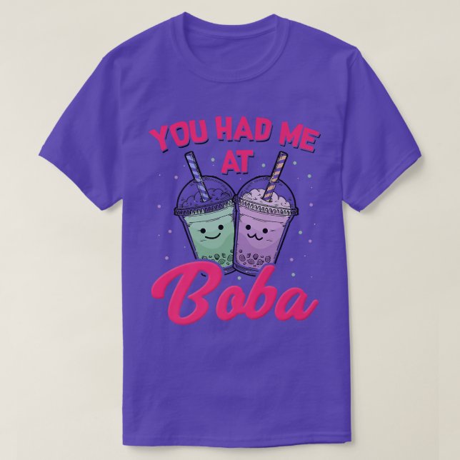 Du hattest mich bei Boba Tea Lover, der Tea Cup of T-Shirt (Design vorne)