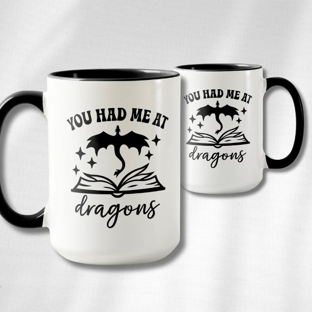Du hattest mich bei Drachen Tasse (Von Creator hochgeladen)
