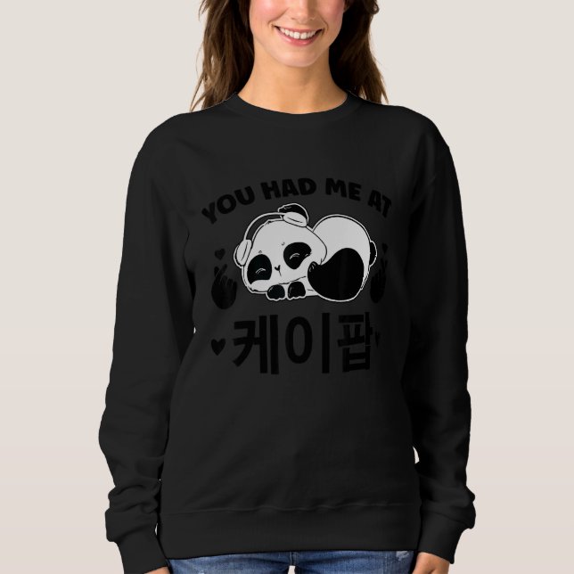 Du hattest mich bei K Pop K Pop Merch K Pop Sweatshirt (Vorderseite)