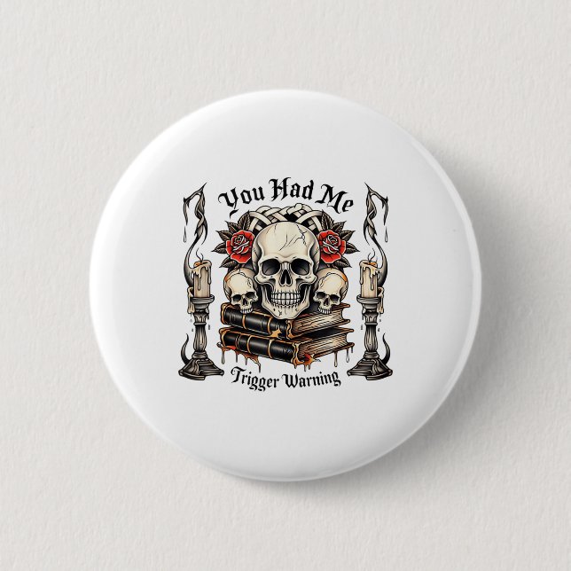 Du hattest mich bei Trigger Warning, Bad Book Club Button (Vorderseite)