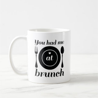 Du hattest mich beim Brunch Kaffeetasse
