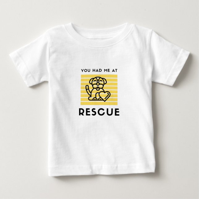 Du hattest mich gerettet baby t-shirt (Vorderseite)
