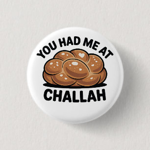 Du hattest mich im jüdischen Challah-Juden Hanukka Button