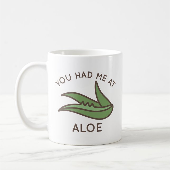 Du hattest mich in Aloe Kaffeetasse (Links)
