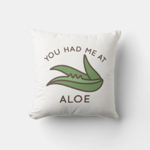 Du hattest mich in Aloe Kissen