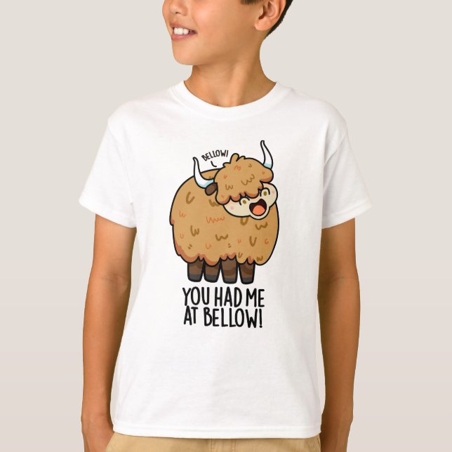 Du hattest mich in Bellow Funny Yak Puff T-Shirt (Vorderseite)