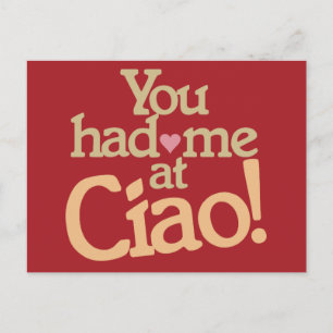 Du hattest mich in Ciao! Postkarte! Postkarte
