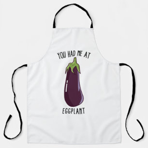 Du hattest mich in Eggplant Schürze