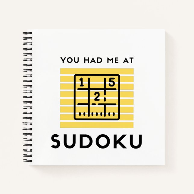 Du hattest mich in Sudoku Notizbuch (Vorderseite)