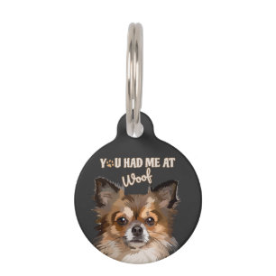 Du hattest mich in Woof Spitz Hunde Liebhaber Haustiermarke