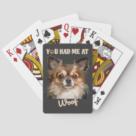Du hattest mich in Woof | Spitz Hunde Liebhaber Spielkarten