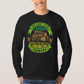 Du hörst nicht auf patriotischer lokaler Landwirt T-Shirt