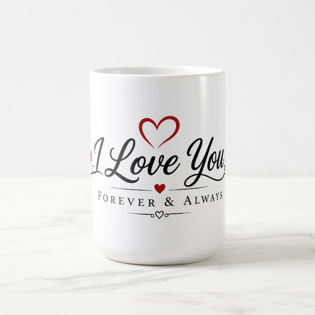 Du & Ich Für Immer Kaffeetasse (Mittel)