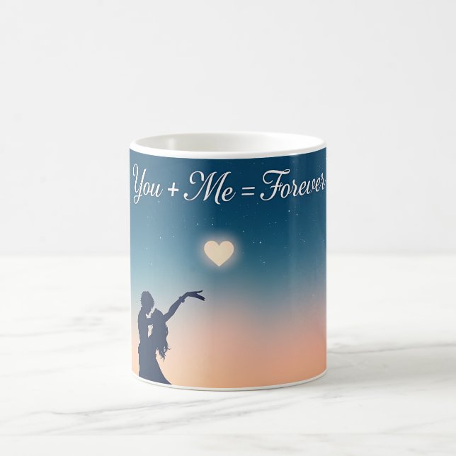 Du + Ich = Für Immer Tasse (Mittel)