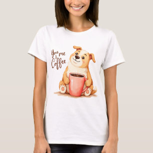 Du & ich Kaffee - Süßer Corgi & Gemütlicher Kaffee T-Shirt