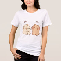 Du & Ich Süße Häschen Damen T-Shirt