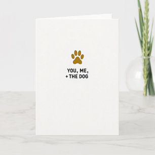 Du, Ich Und Die Hund Karte